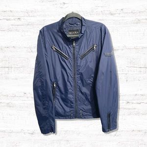 SEDUKA New York Nylon Designer Jacket Blue Men’s Size Large